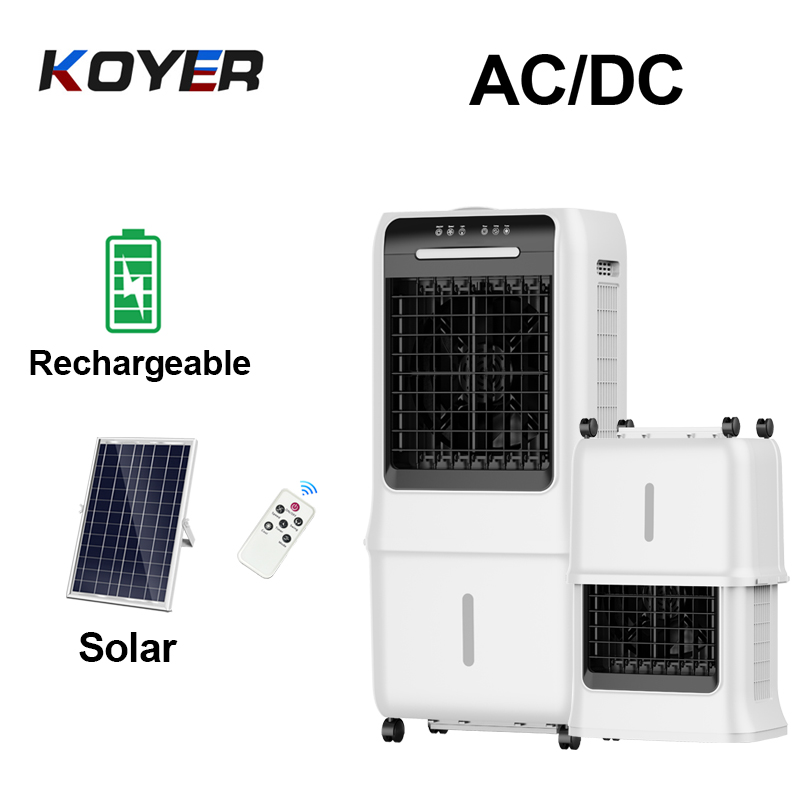 Mẫu làm mát Quạt làm mát không khí DC di động