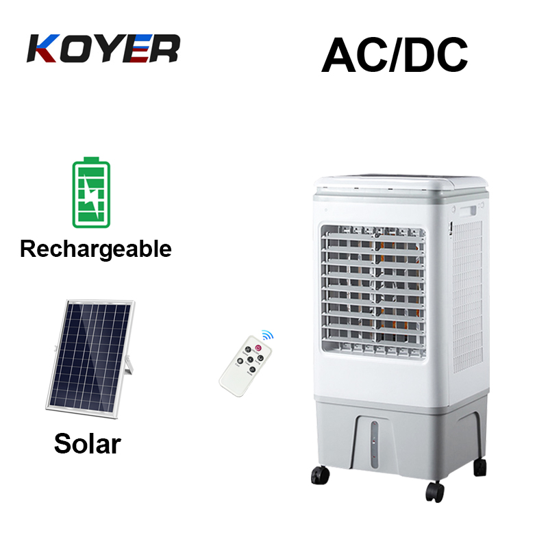 Quạt làm mát không khí AC DC có thể sạc lại